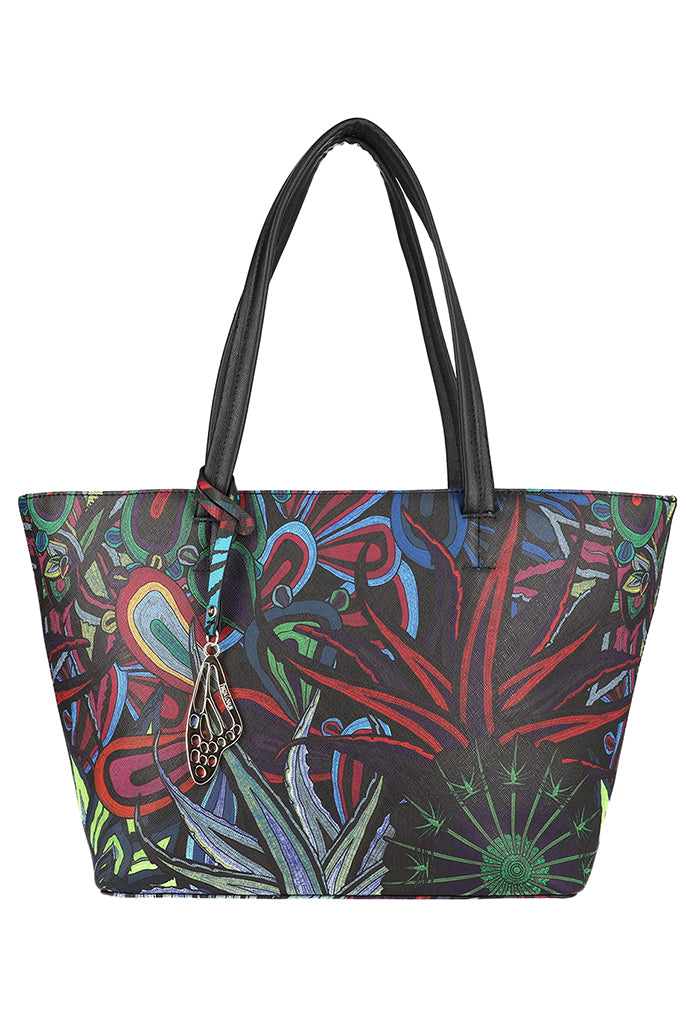 Tote K'iin Saffiano Santuario Cact��ceas Morado