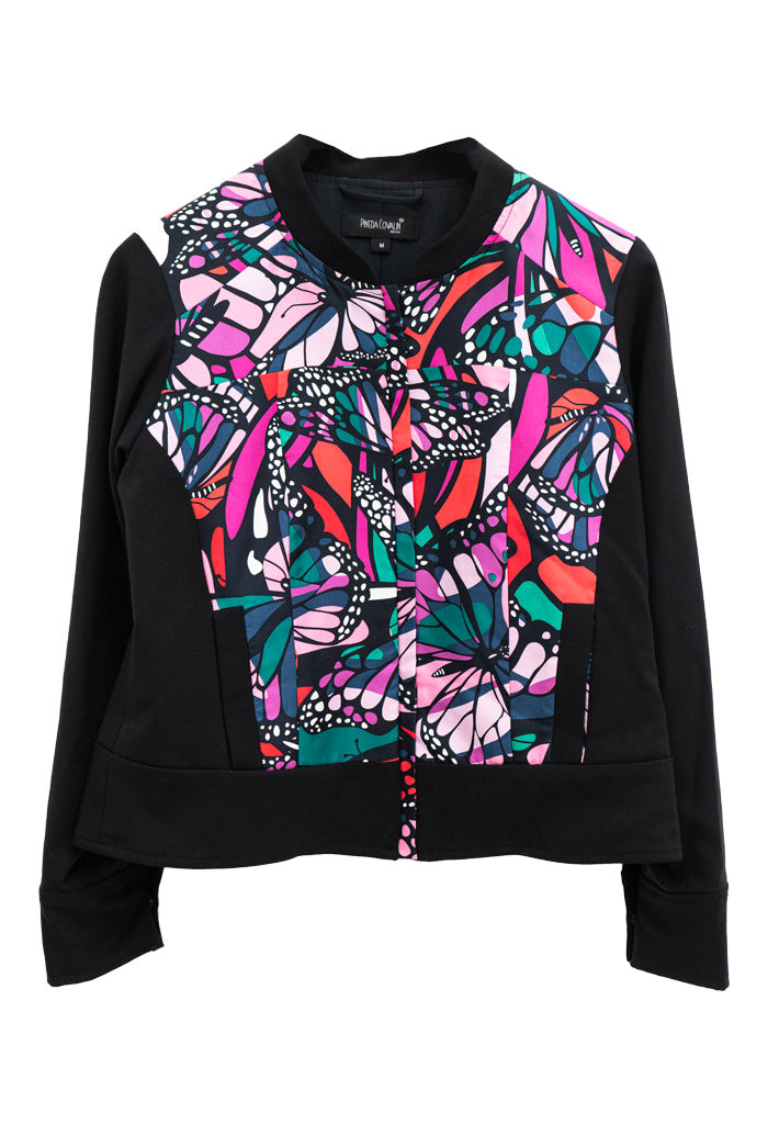 Bomber Okomej Vuelo de Mariposa Verde/Rosa