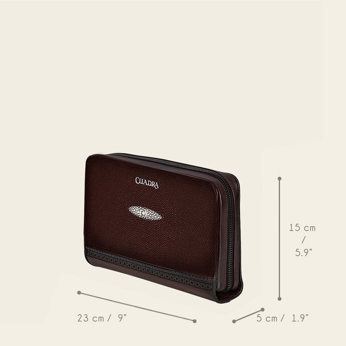 Documentera en piel de mantarraya.