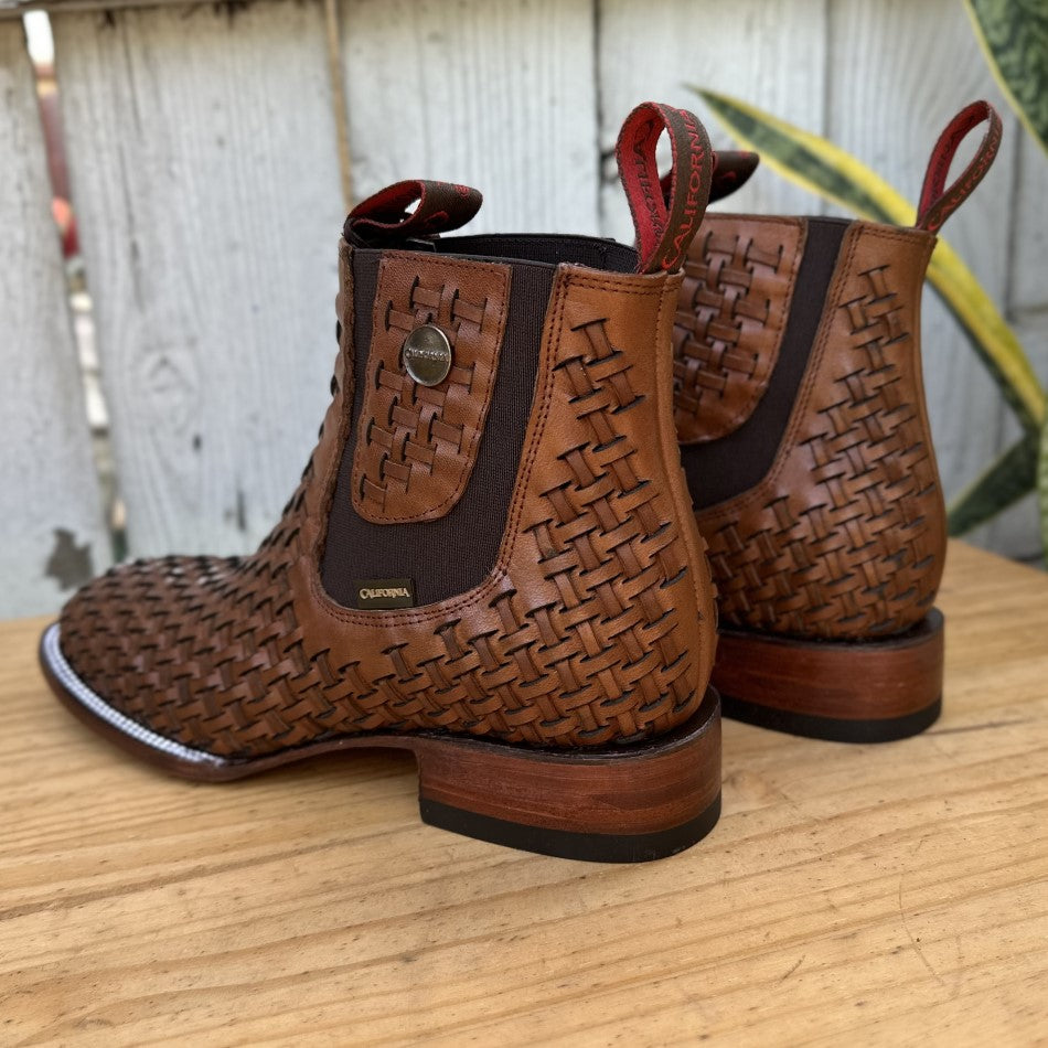 CB-05 Brown Petatillo - Petatillo Western Ankle Boots for Men