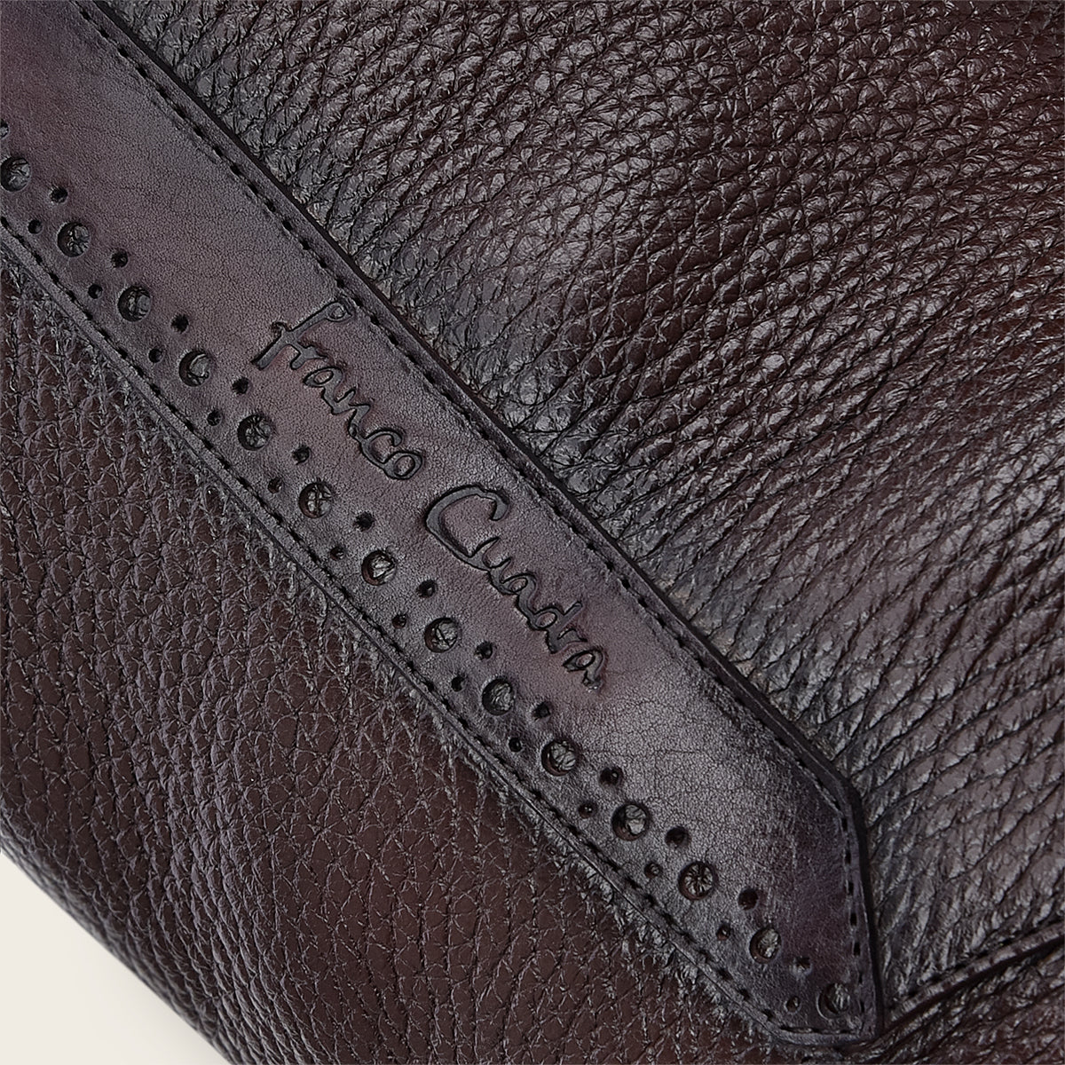 Bota para caballero en piel genuina de venado