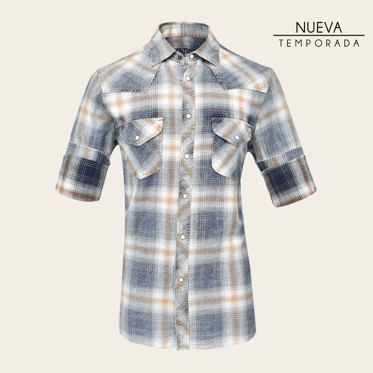 Camisa Cuadra Para Caballero.