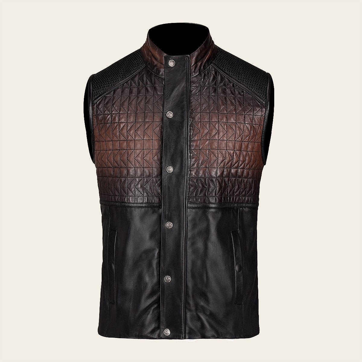 Chaleco Para Caballero En Piel Genuina