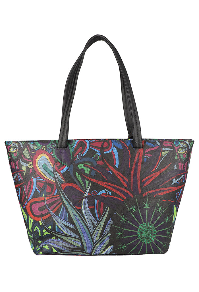 Tote K'iin Saffiano Santuario Cact��ceas Morado