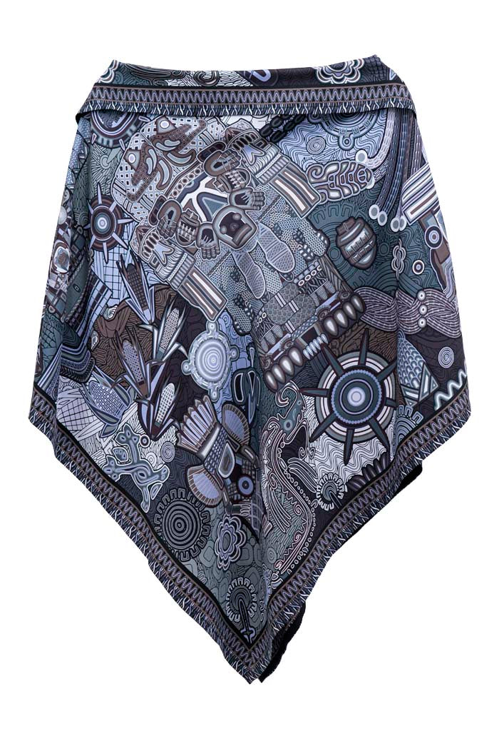 Poncho Diosas Mexicas