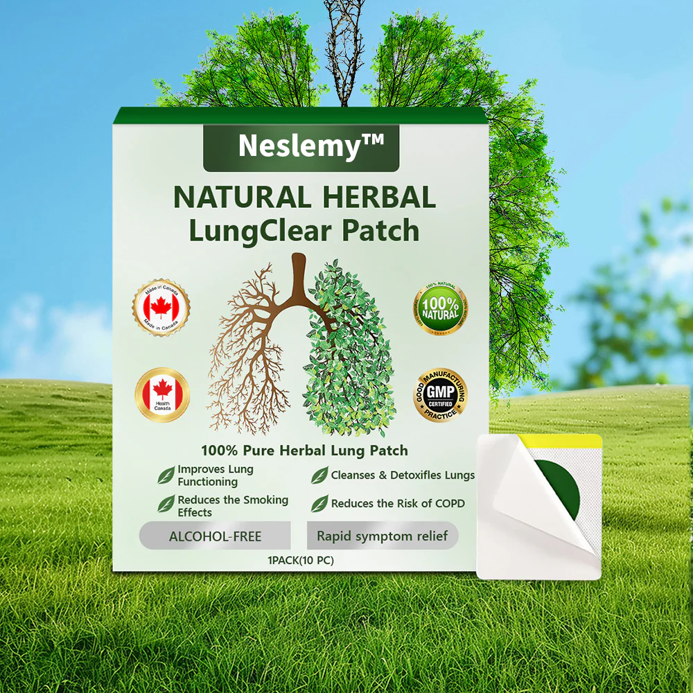 Official Store:  Neslemy™ 𝗡𝗔𝗧𝗨𝗥𝗔𝗟 𝗛𝗘𝗥𝗕𝗔𝗟 𝗟𝘂𝗻𝗴𝗖𝗹𝗲𝗮𝗿 𝗣𝗮𝘁𝗰𝗵 👨‍⚕️(FDA) clearance (Treatment of respiratory diseases such as cough, emphysema, asthma, chronic obstructive pulmonary disease, etc)🔥
