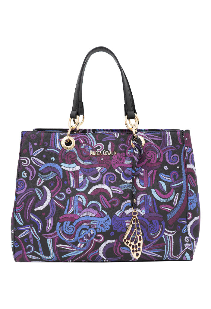 Bolsa Kaxan Saffiano Quetzalc��atl Morado