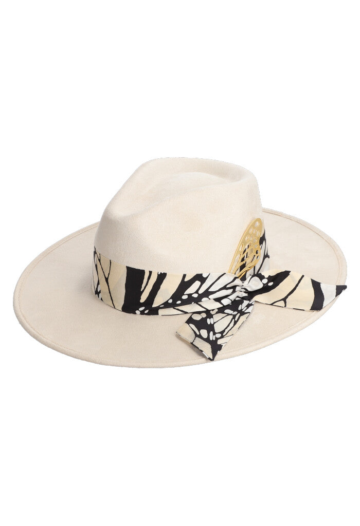 Sombrero Cehuallotl Hueso Mariposa Macro Hueso