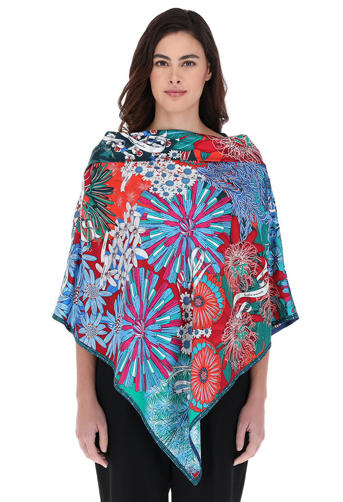 Poncho Herbolaria Flores