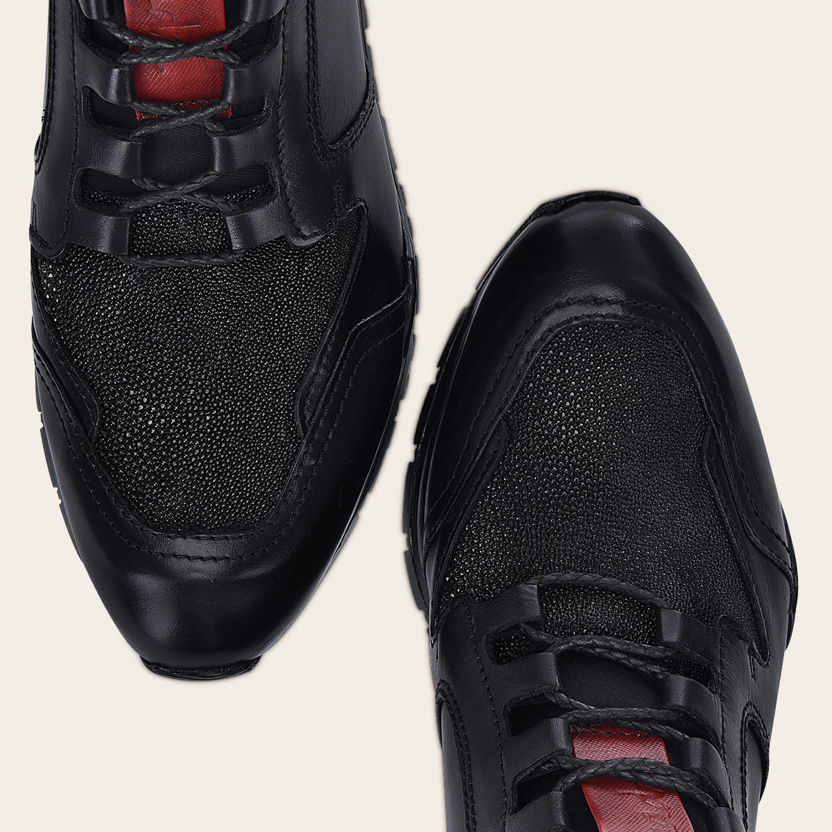 Bota sport en piel genuina de mantarraya