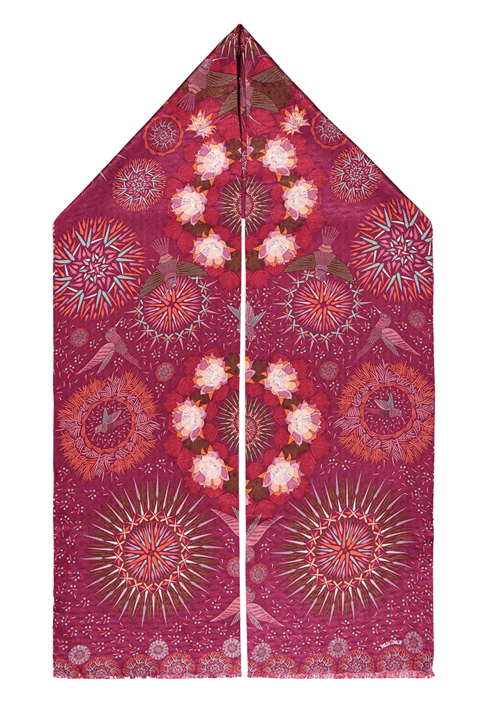 Bufanda Doble Vista Colibr��