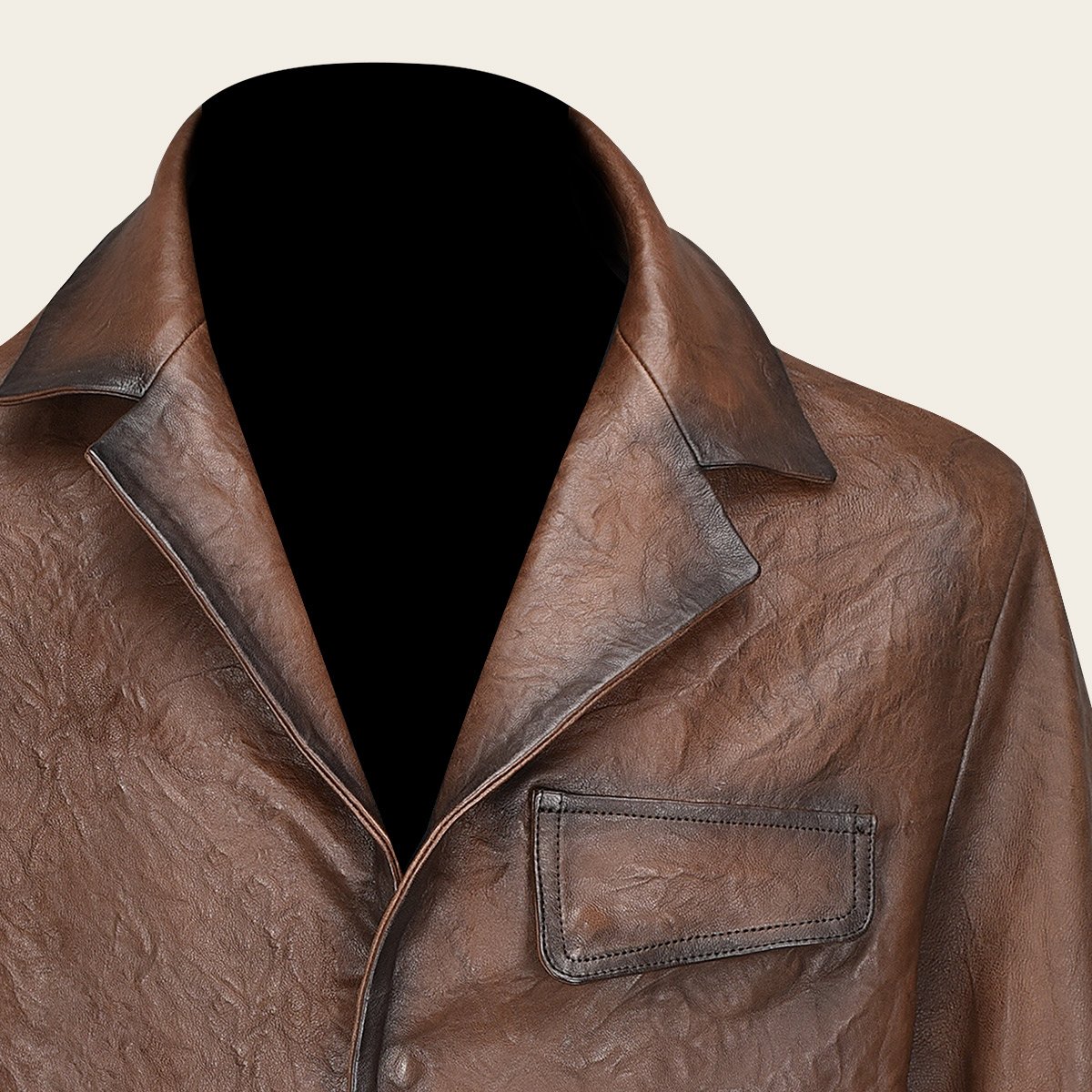 Saco Para Caballero En Piel Genuina.