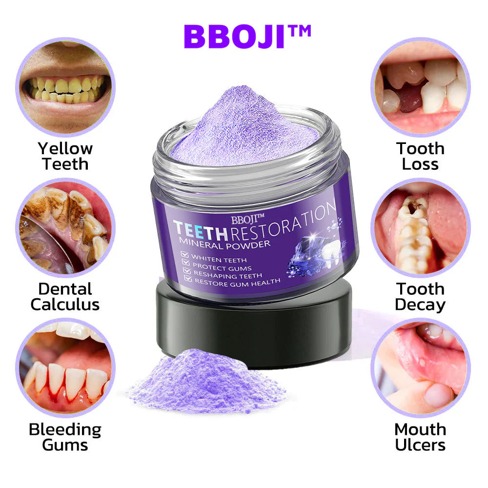 ✨ Last Day Discount: 79% OFF 🌸 BBOJI™ TeethRestoration Mineral Powder (ADA recommended)