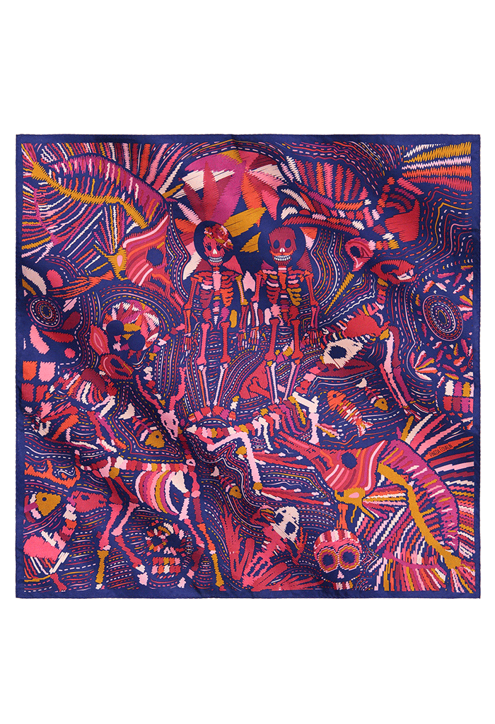 Mascada Viaje al Mictl��n 54 cm