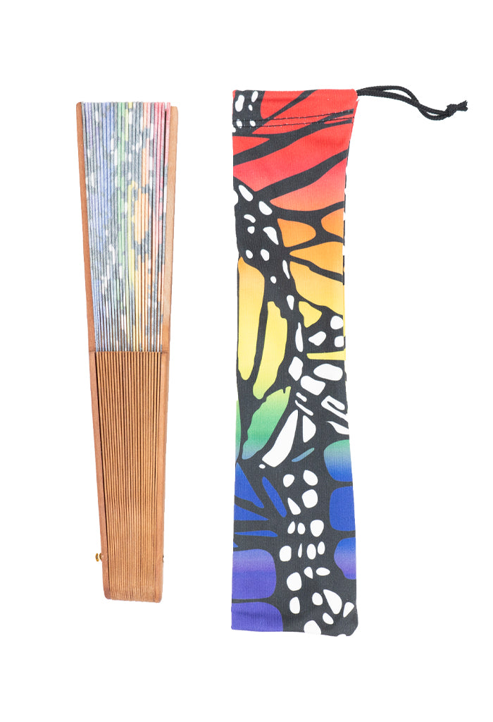 Abanico Iik Mariposa Macro Pride