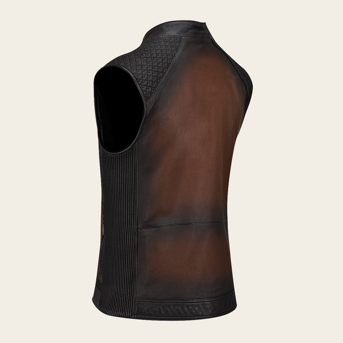 Chaleco Para Caballero En Piel Genuina.