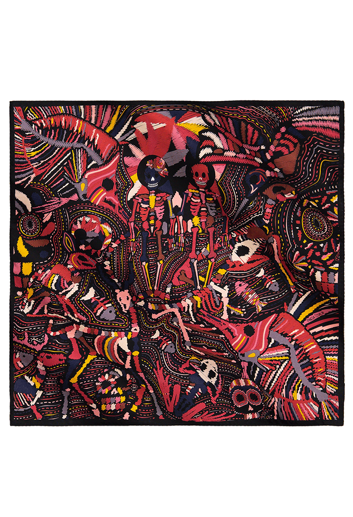 Mascada Viaje al Mictl��n 54 cm