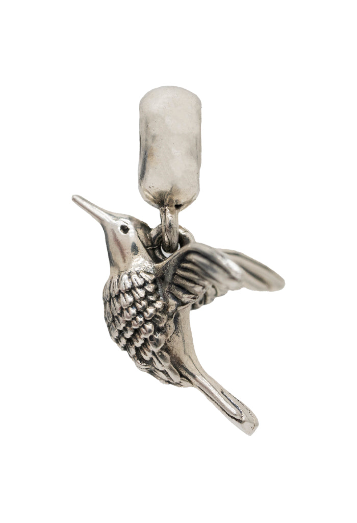 Amuleto para Brazalete Ala de Colibr�� Plata