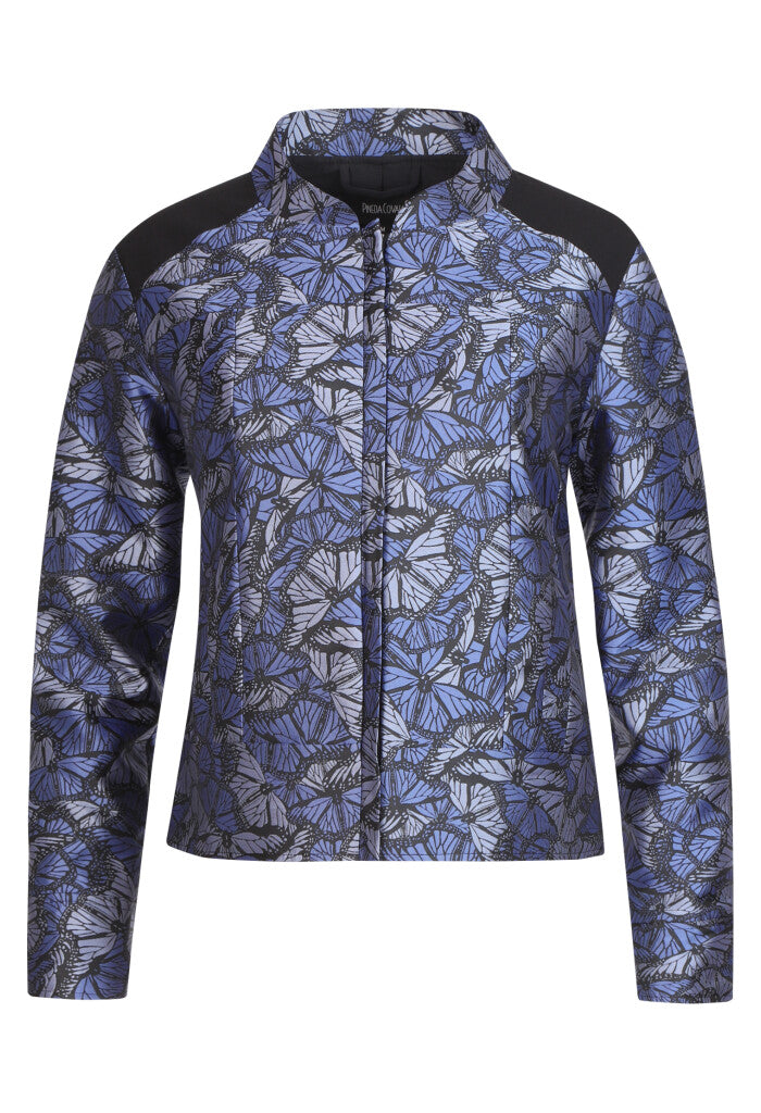 Chamarra Aak Mariposa-22 Azul/Lila