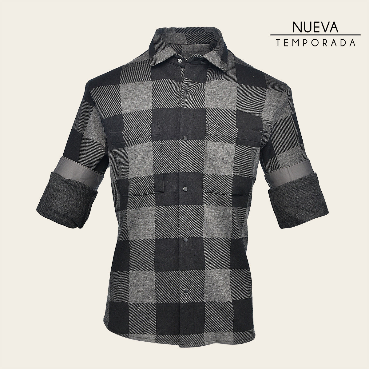 Camisa Cuadra Para Caballero.