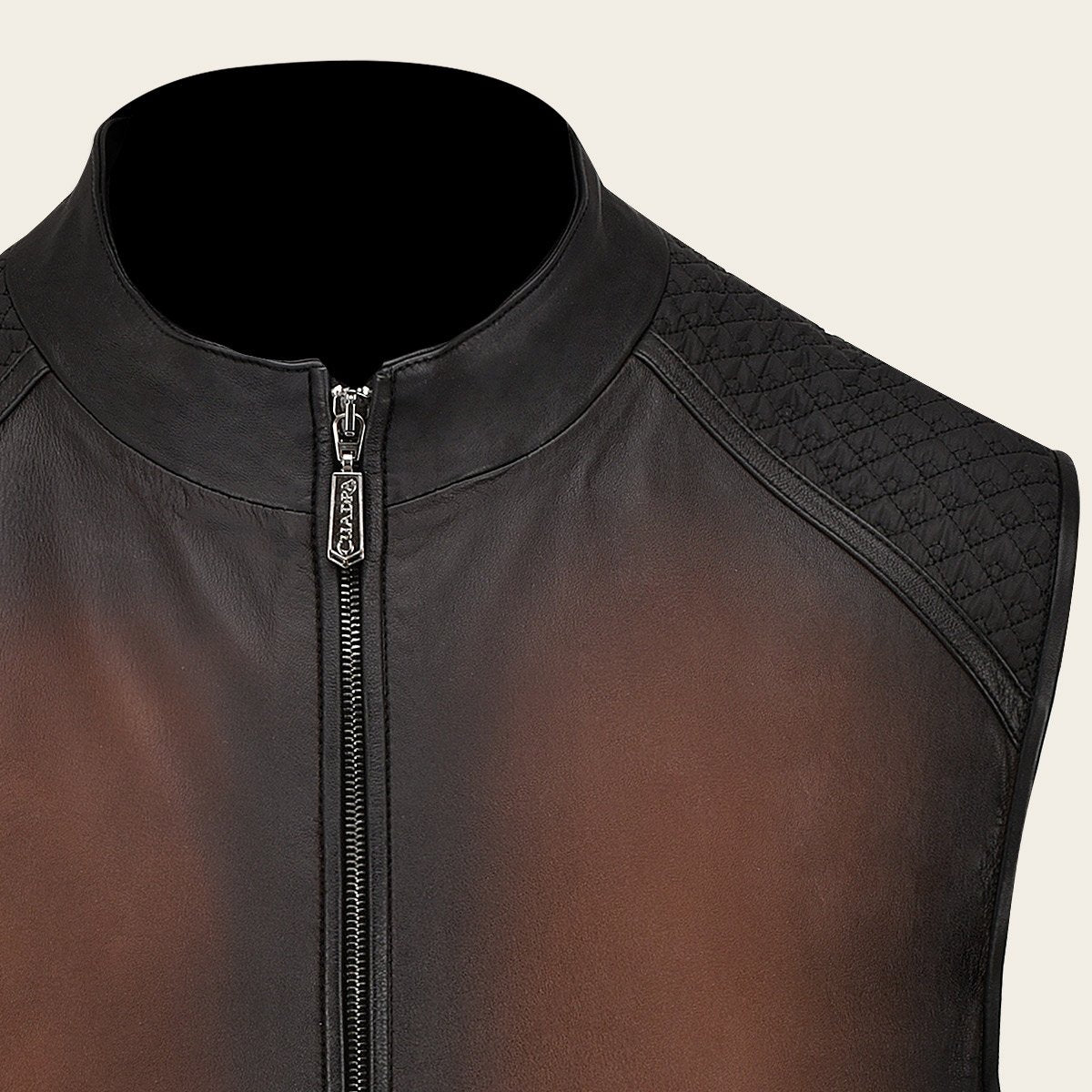 Chaleco Para Caballero En Piel Genuina.