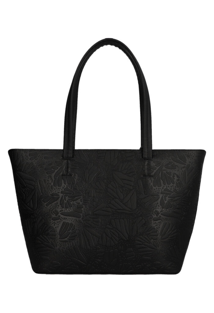 Tote K'iin Saffiano Grabado Mariposa Negro