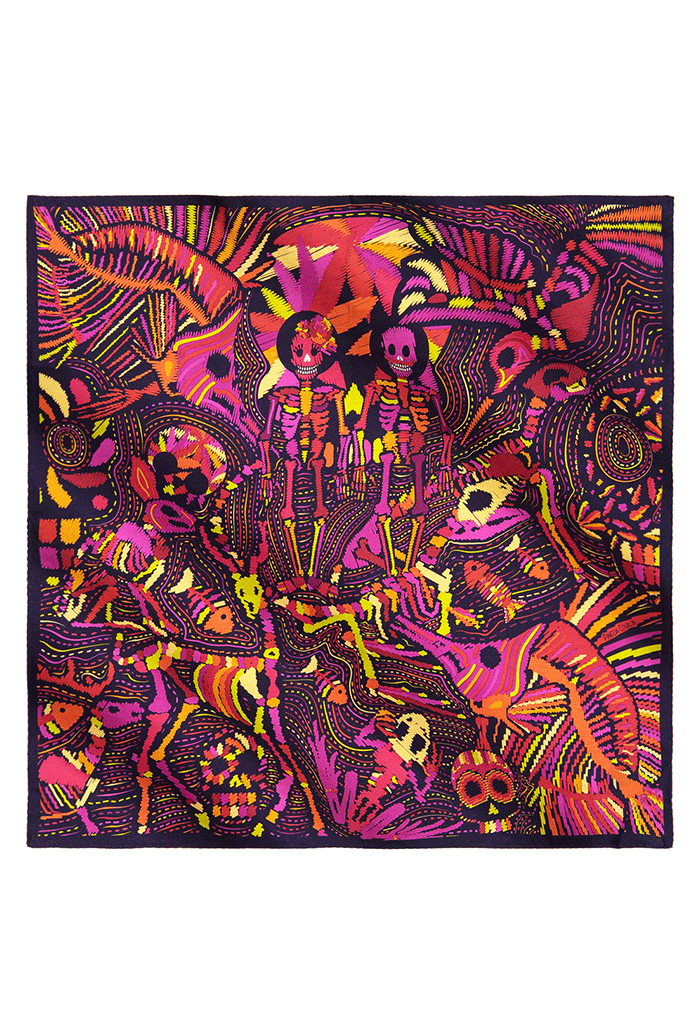 Mascada Viaje al Mictl��n 54 cm