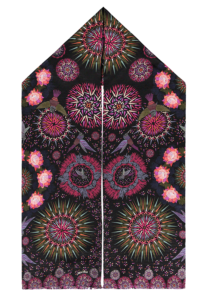 Bufanda Doble Vista Colibr��