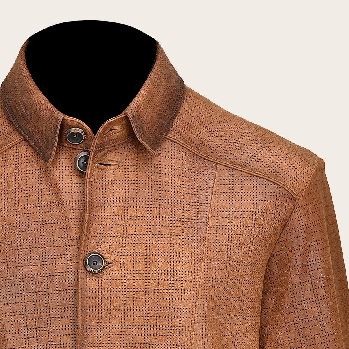 Camisola En Piel Genuina.