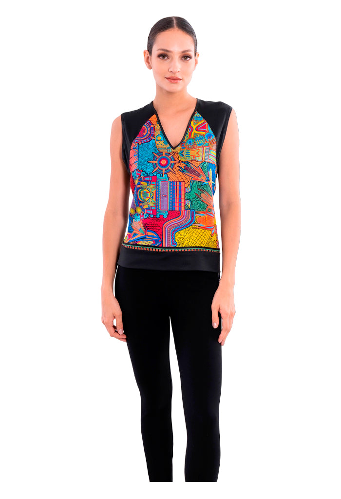 Blusa Caudal Diosas Mexicas Original