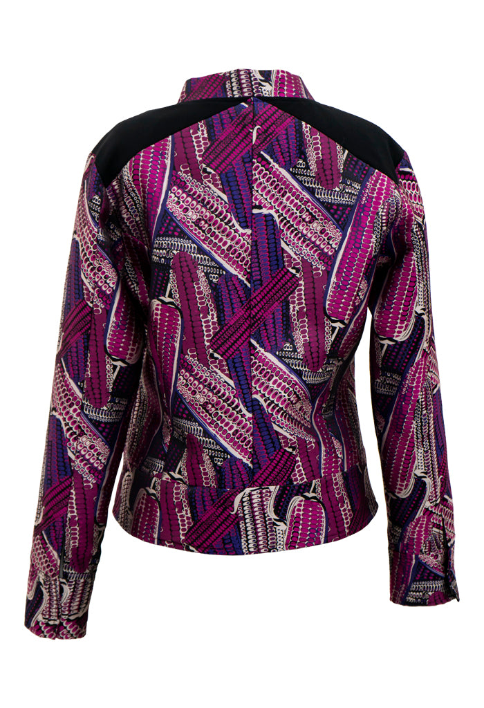 Chamarra Aak Mazorca Morado/Rosa