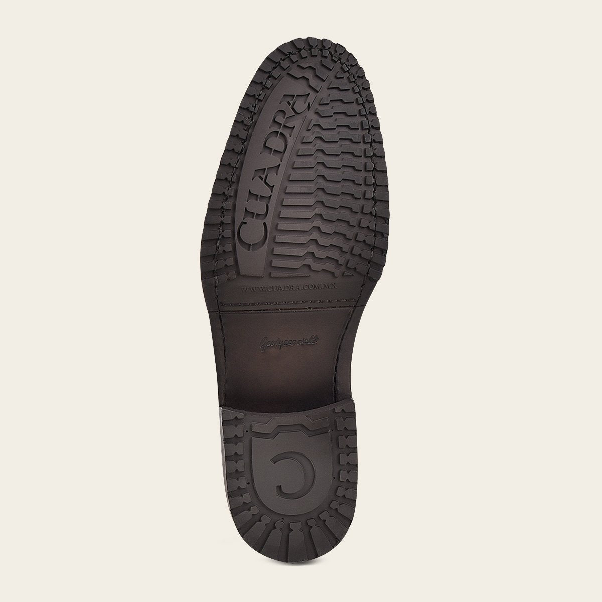 Botín con piel genuina de fuscus para caballero