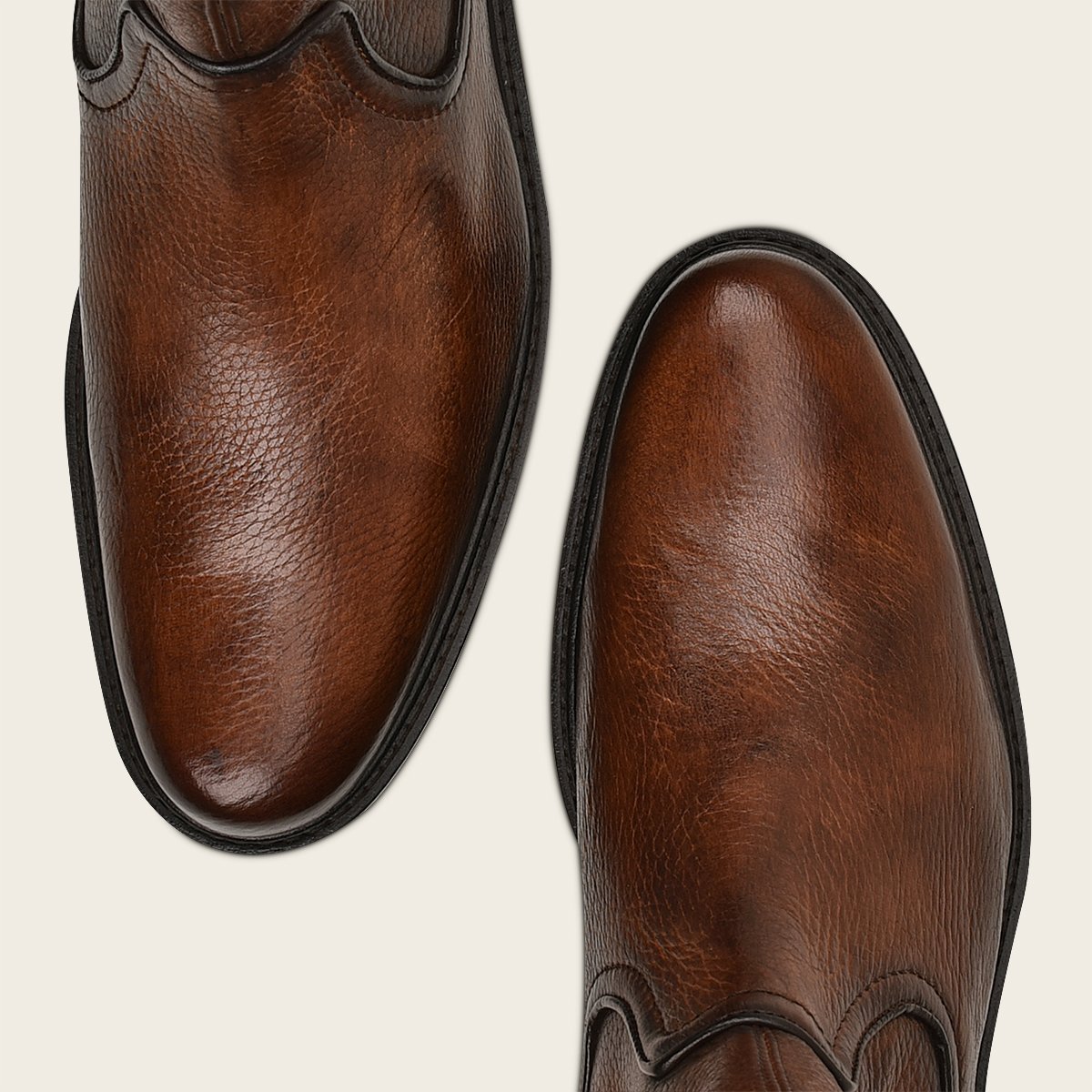 Bota de vestir en piel genuina de venado.