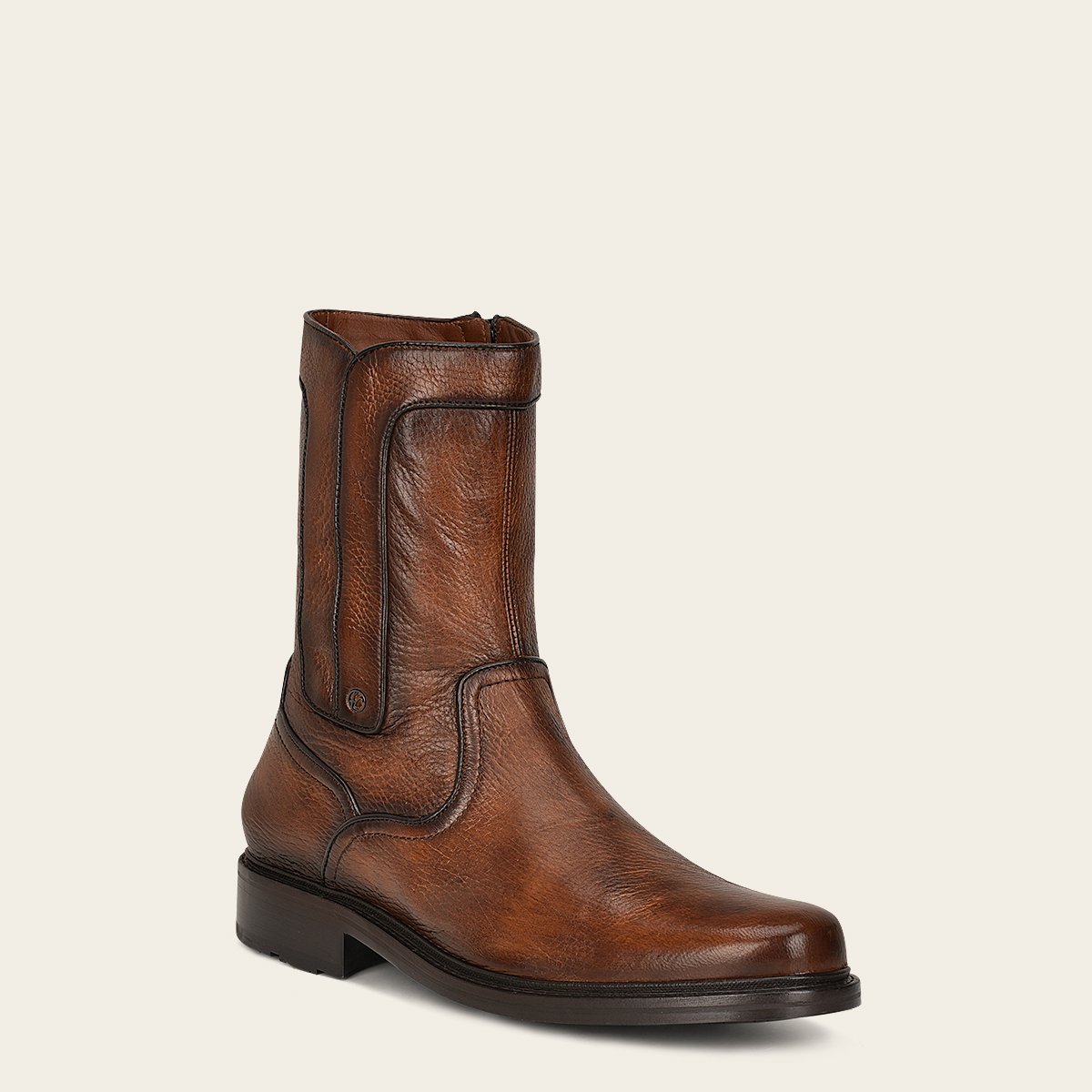 Bota de vestir en piel genuina de venado.