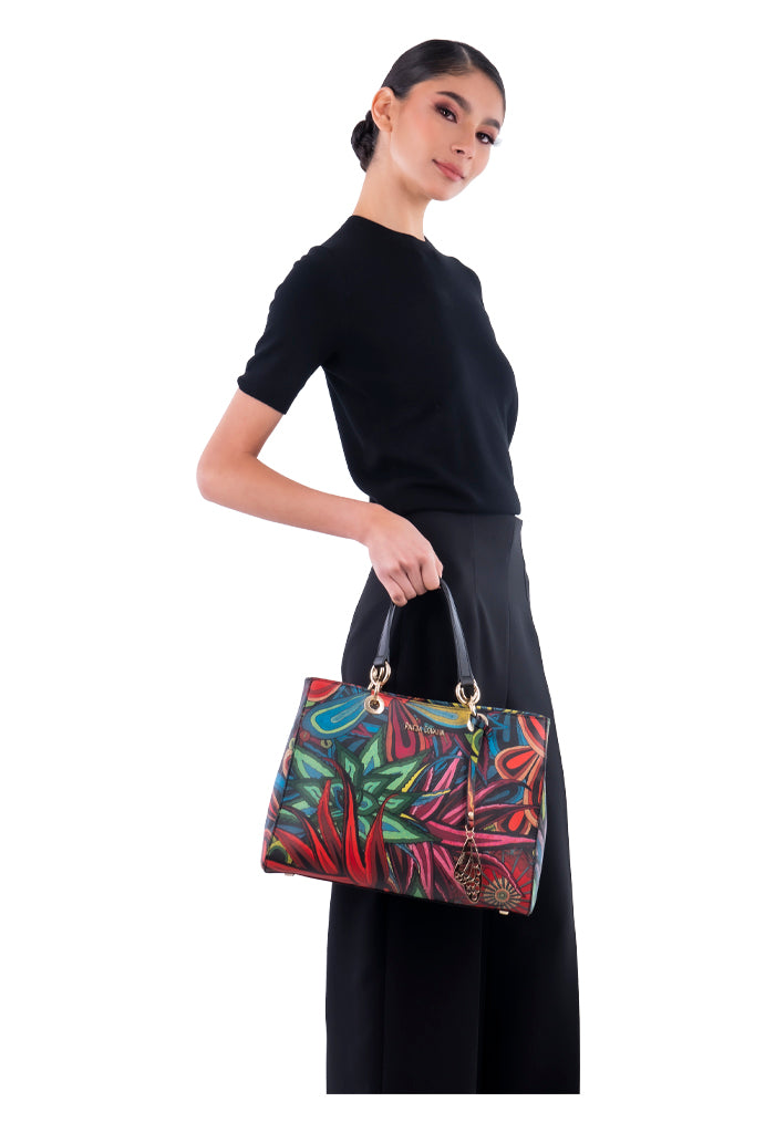 Bolsa Kaxan Saffiano Santuario Cact��ceas Original