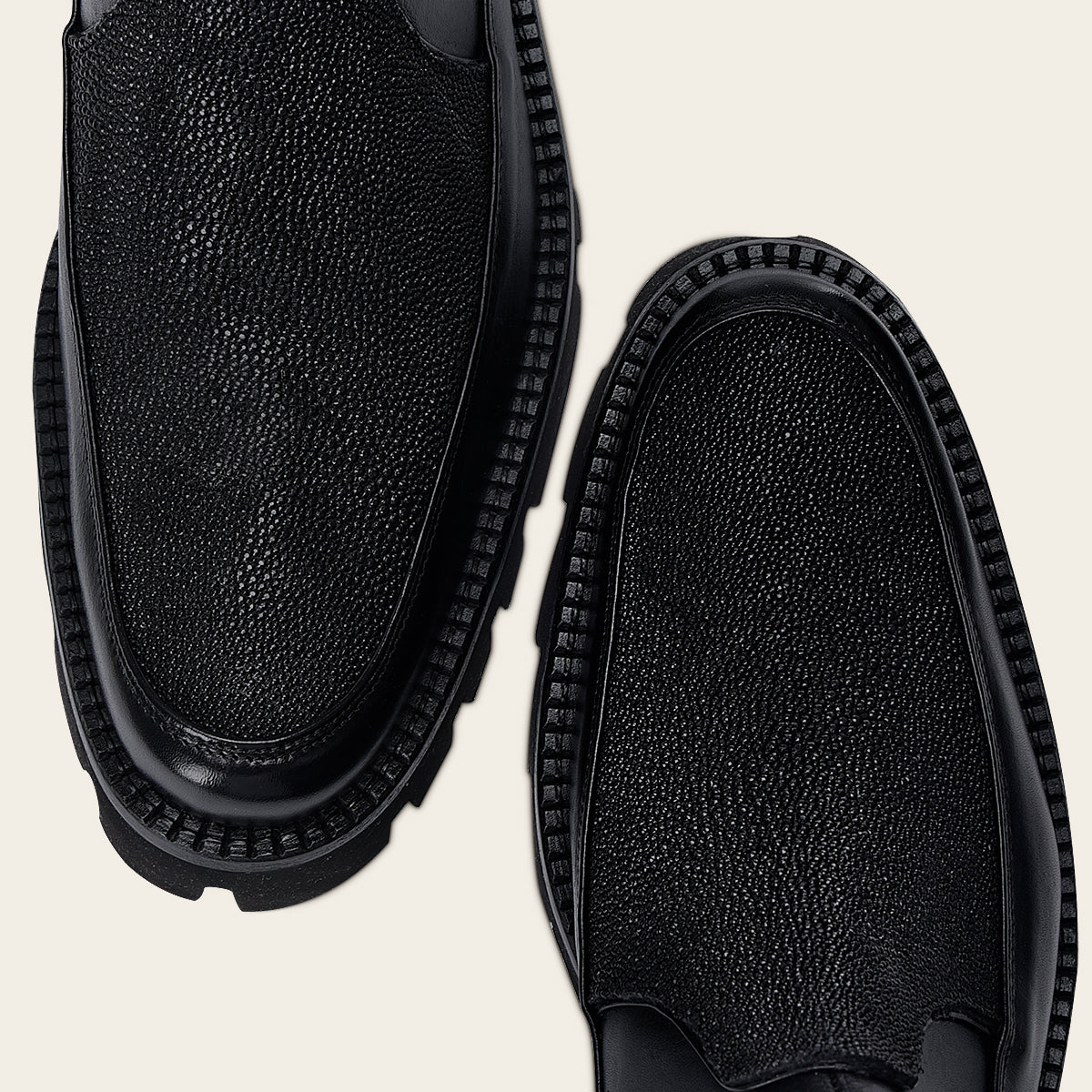 Botín en piel Genuina de Mantarraya