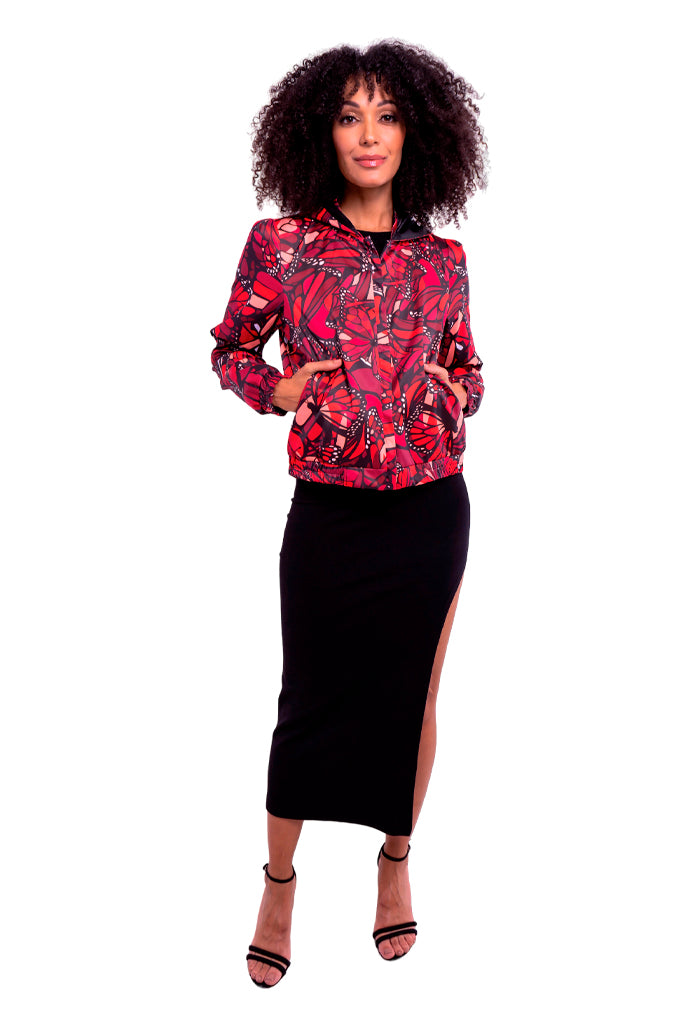 Bomber D?nja Vuelo de Mariposa Rojo