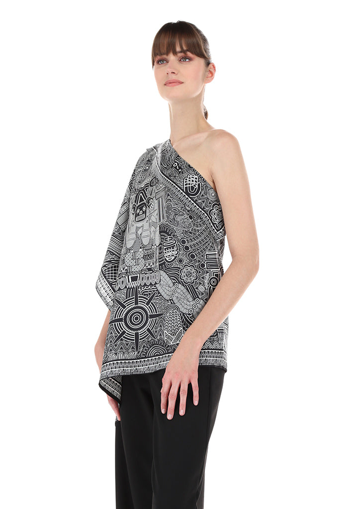 Poncho Diosas Mexicas