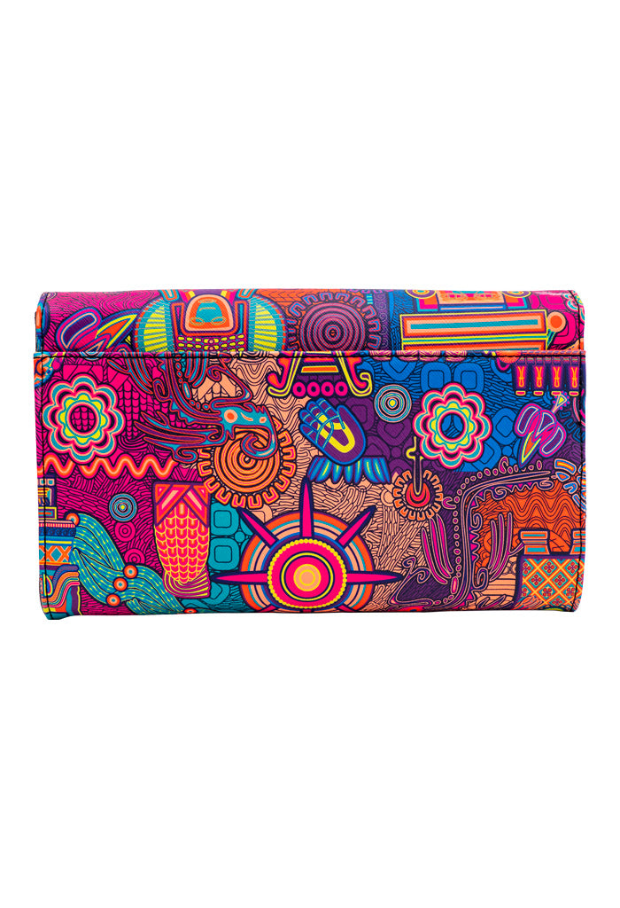 Bolsa Baas Saffiano Diosas Mexicas Morado