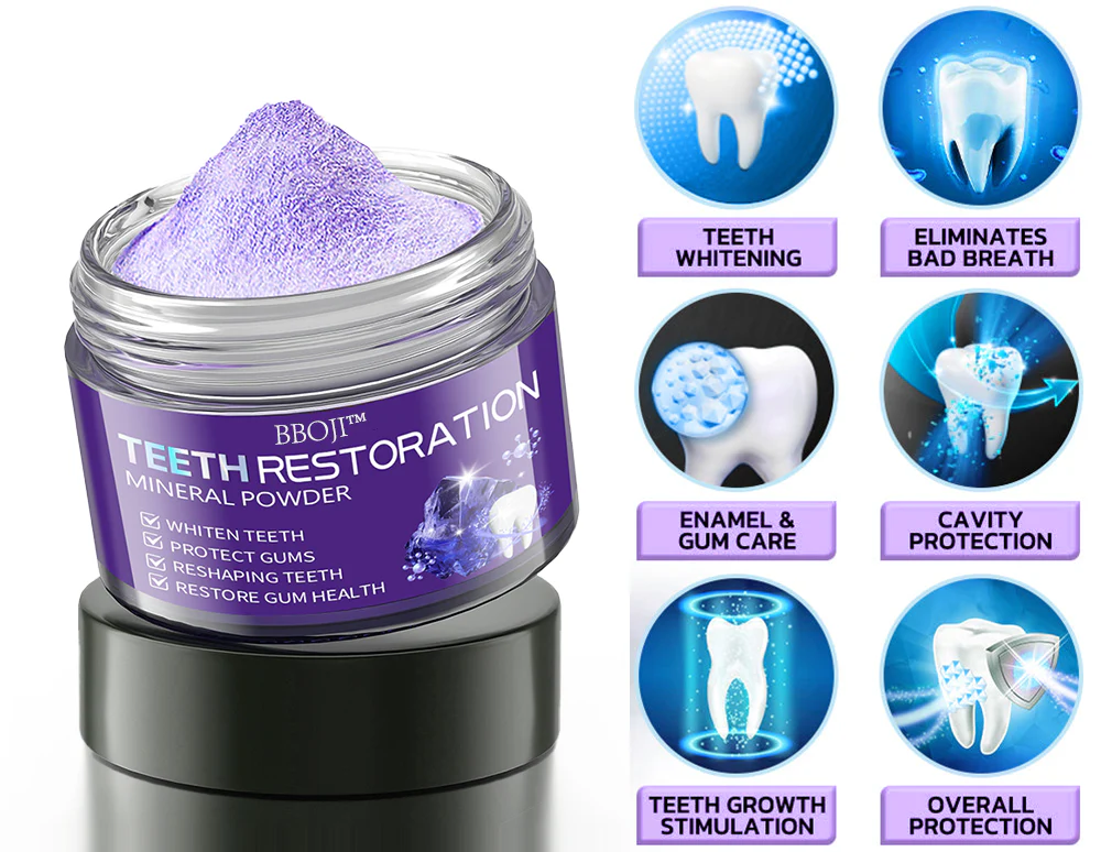 ✨ Last Day Discount: 79% OFF 🌸 BBOJI™ TeethRestoration Mineral Powder (ADA recommended)