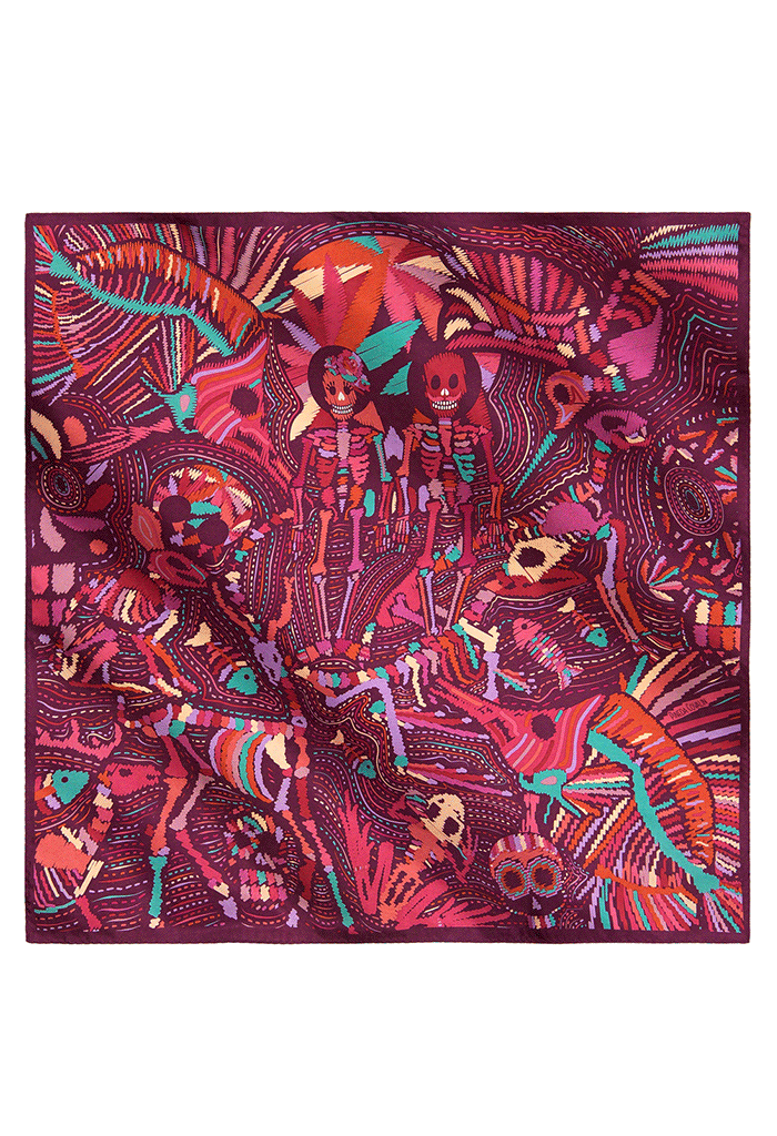 Mascada Viaje al Mictl��n 54 cm