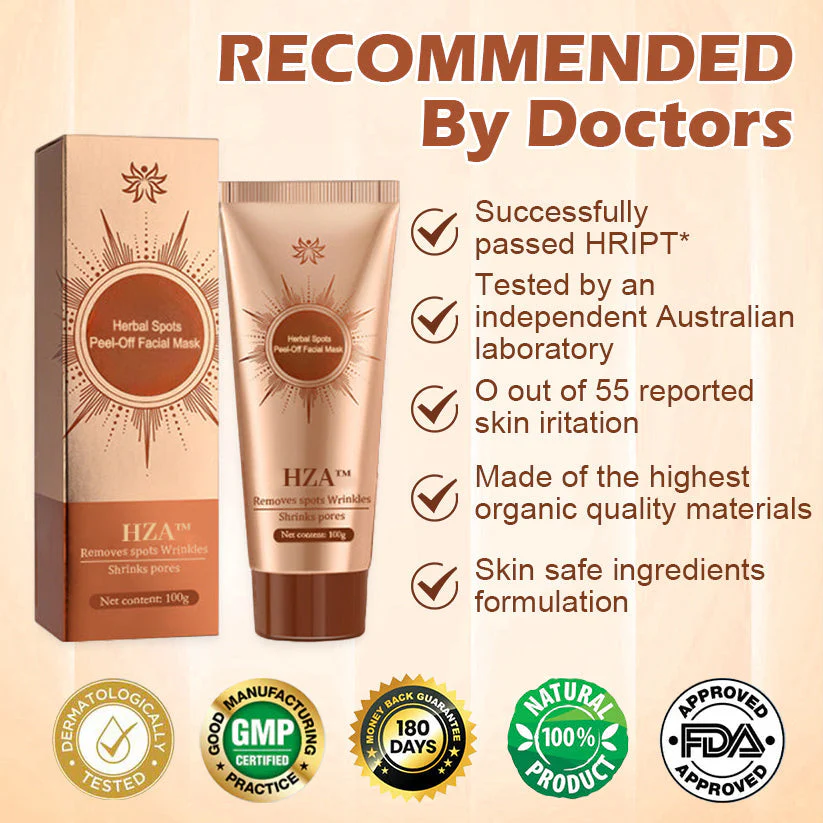 🔥[Official Brand Store] HZA™ Herbal Spots Peel-Off Facial Mask