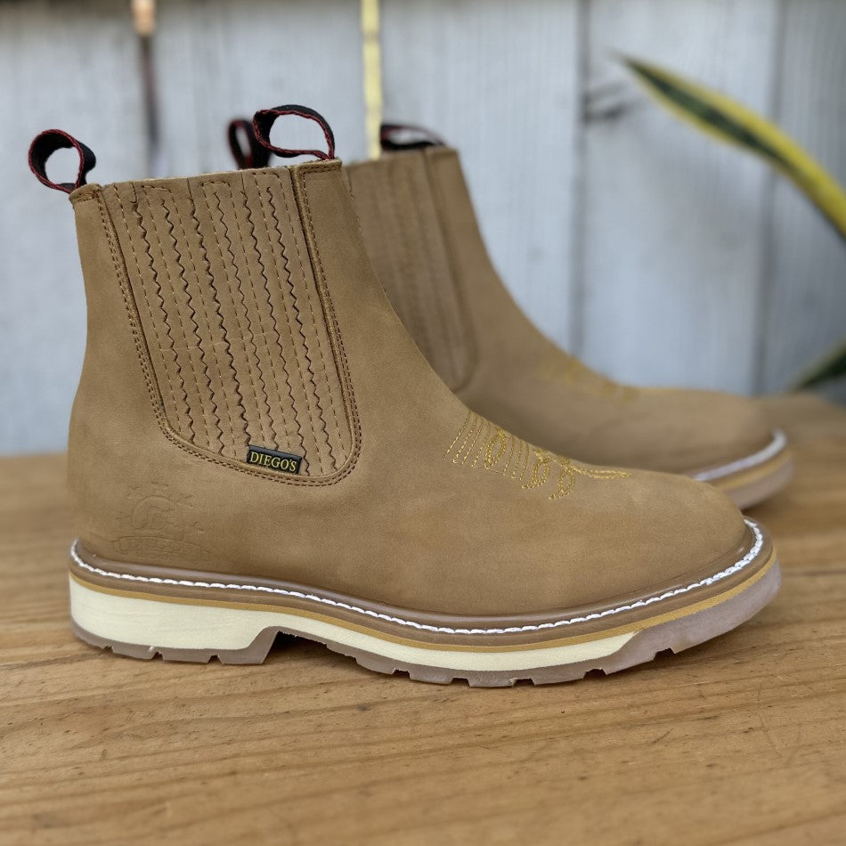 DB-380 Tan - Work Boots with Wolverine Sole