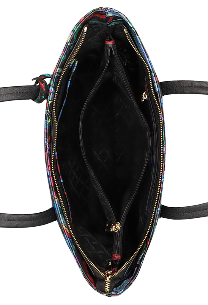 Tote K'iin Saffiano Santuario Cact��ceas Morado