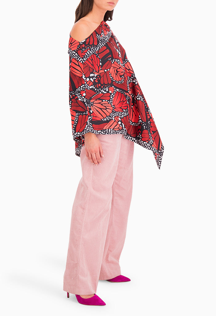 Poncho Mariposa Macro