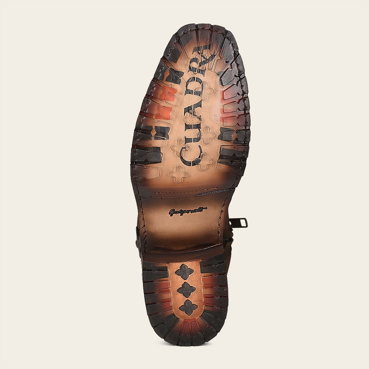 Botín urbano en piel genuina .