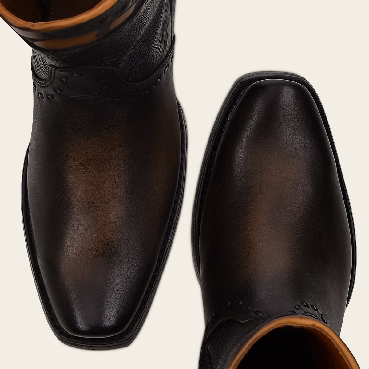 Bota de piel para caballero