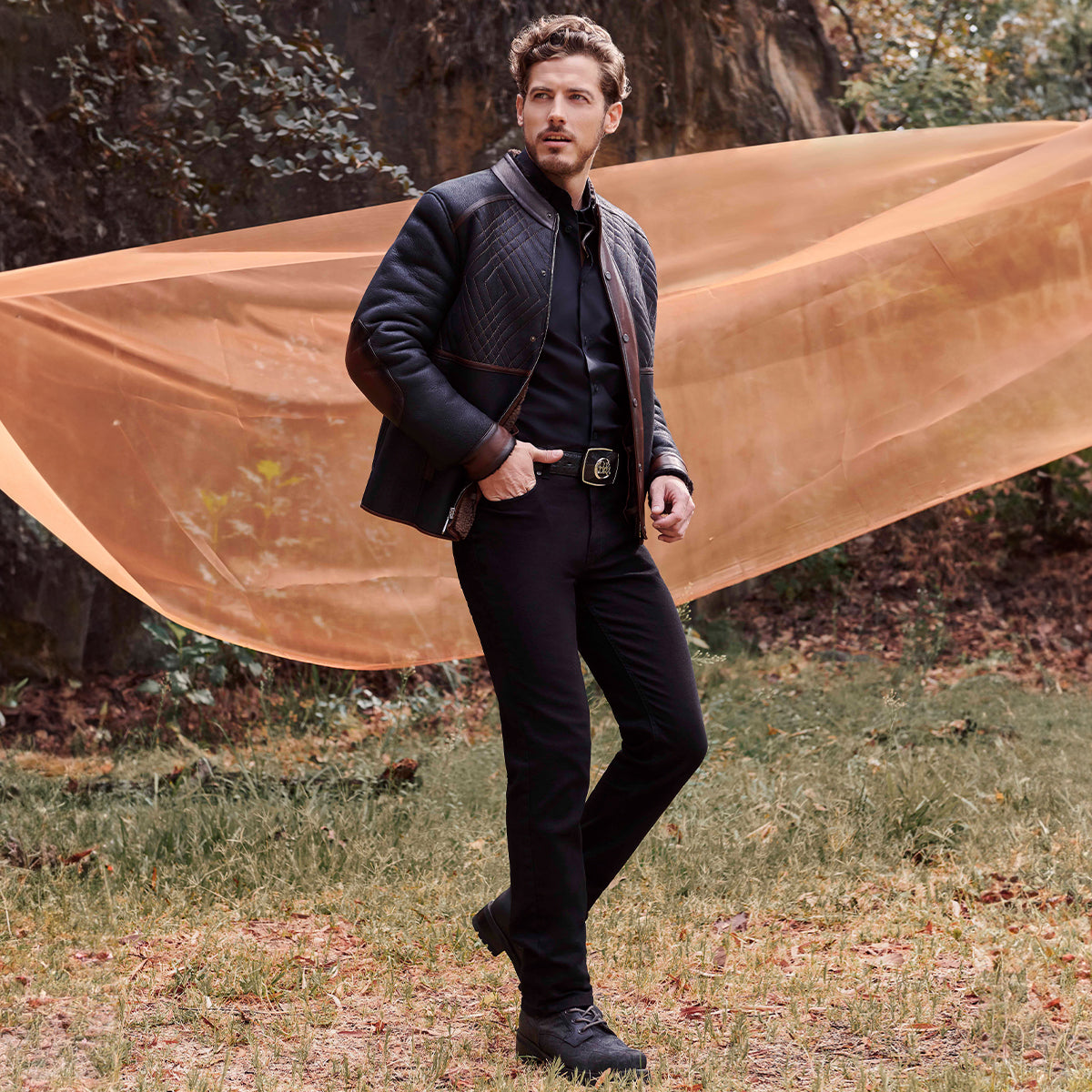 Chamarra En Piel Genuina.