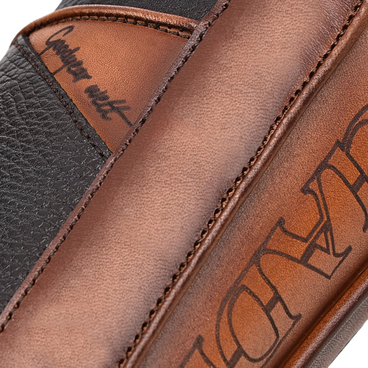 Bota de piel genuina para caballero