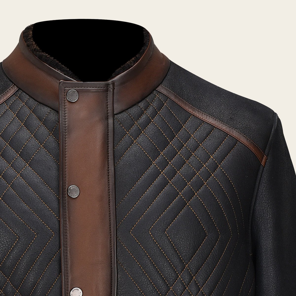 Chamarra En Piel Genuina.